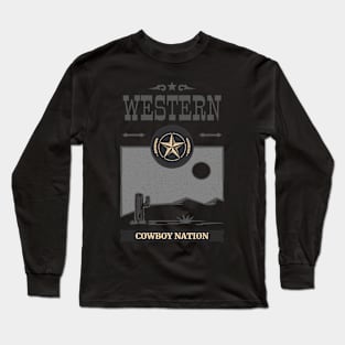 Wester Cowboy Nation Long Sleeve T-Shirt